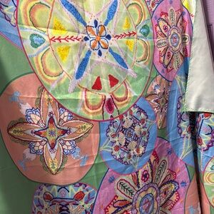 Colorful Mandala Patterned Scarf